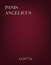 Panis Angelicus SA choral sheet music cover
